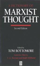 book A Dictionary of Marxist Thought