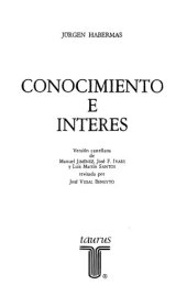 book Conocimiento e interés