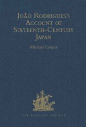 book João Rodrigues's Account of Sixteenth-century Japan