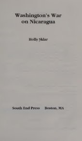 book Washington's War on Nicaragua