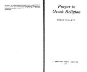 book Prayer in Greek Religion