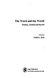 book The Word and the World: Fantasy, Symbol and Record