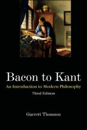 book Bacon to Kant: An Introduction to Modern Philosophy