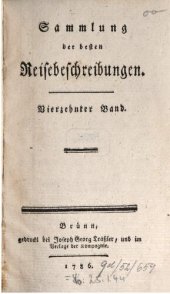 book Sammlung der besten Reisebeschreibungen