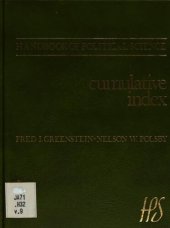 book Handbook of Political Science, V. 9: Cumulative Index