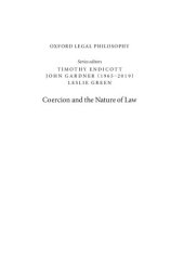 book Coercion and the Nature of Law