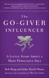 book The Go-Giver Influencer: A Little Story About a Most Persuasive Idea