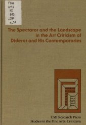 book The Spectator and the Landscape in the Art Criticism of Diderot and His Contemporaries