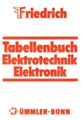 book Friedrich - Tabellenbuch Elektrotechnik Elektronik