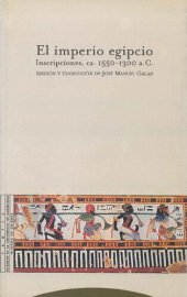 book El imperio egipcio: Inscripciones, ca. 1550-1300 a. C.