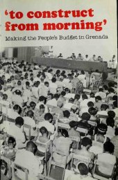 book ‘to construct from morning’: Making the People's Budget in Grenada