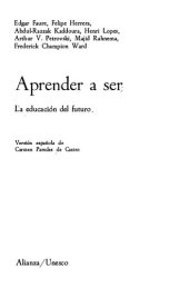 book Aprender a ser. La educación del futuro