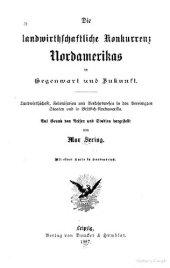 book Die landwirthschtliche Konkurrenz Nordamerikas in Gegenwart und Zukunft