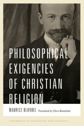 book Philosophical Exigencies of Christian Religion