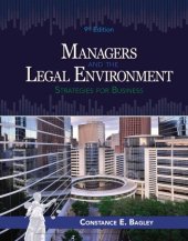 book Managers and the Legal Environment Strategies for Business