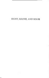 book Sight, sound, and sense