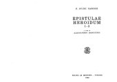 book Epistulae Heroidum 1-3