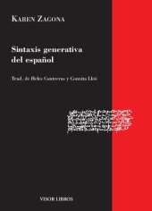 book Sintaxis generativa del español (Gramática del Español) (Spanish Edition)