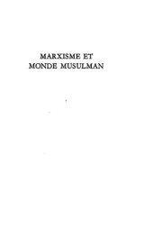 book Marxisme et monde musulman