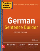 book Practice Makes Perfect German Sentence Builder