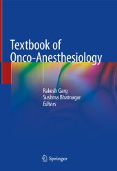 book Textbook of Onco-Anesthesiology