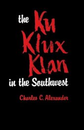 book The Ku Klux Klan in the Southwest