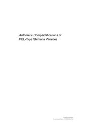 book Arithmetic compactifications of PEL-type Shimura varieties