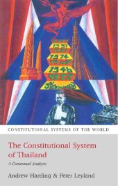 book The Constitutional System of Thailand: A Contextual Analysis