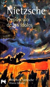 book Crepúsculo de los ídolos