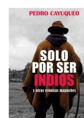 book Solo por ser indios y otras crónicas mapuches