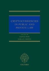 book Cryptocurrencies in Public and Private Law