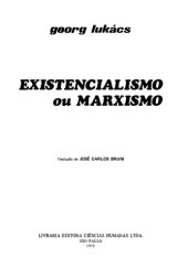 book Existencialismo ou Marxismo