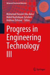 book Progress in Engineering Technology III