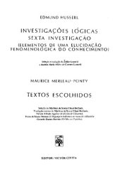 book Investigações Lógicas (Sexta Investigação) - Textos Escolhidos