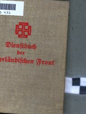 book Dienstbuch der Vaterländischen Front