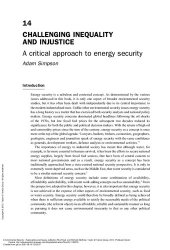 book Challenging inequality and injustice: A critical approach to energy security