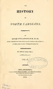 book The History of North Carolina