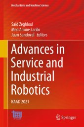 book Advances in Service and Industrial Robotics: RAAD 2021