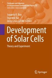 book Development of Solar Cells: Theory and Experiment