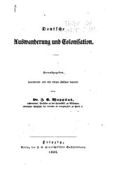 book Deutsche Auswanderung und Colonisation