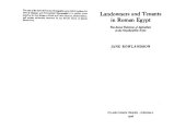 book Landowners and Tenants in Roman Egypt