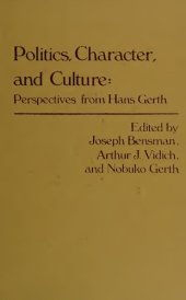 book Politics, character, and culture. perspectives.