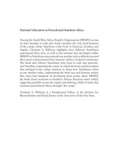 book National Liberation in Postcolonial Southern Africa: a Historical Ethnography of SWAPO's Exile Camps