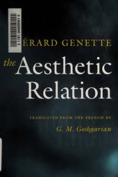 book The Aesthetic Relation