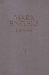 book Karl Marx, Friedrich Engels. Opere