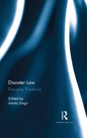 book Disaster Law: Emerging Thresholds