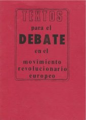 book Textos para el debate en el movimiento revolucionario europeo