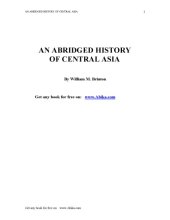 book AN ABRIDGED HISTORY OF CENTRAL ASIA