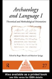 book Artefacts, language and texts I. Theoretical and Methodological Orientations