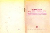 book Rezoluția ședinței plenare a Comitetului Central al P. M. R. din 3-5 martie 1949 asupra sarcinilor partidului în lupta pentru întărirea alianței clasei muncitoare cu țărănimea muncitoare și pentru transformarea socialistă a agriculturii